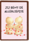 valentijnskaart klassiek forever friends jij bent de allerliefste