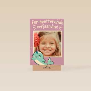 een spetterende narwal verjaardag voor jou
