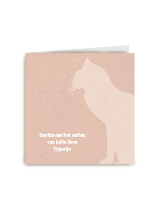 condoleance huisdier blanco kat