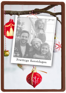 tak kerstversiering fotokaart