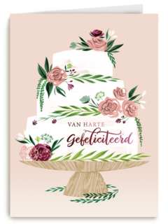 botanical van harte gefeliciteerd met jullie huwelijk