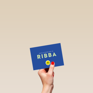 Rijbewijs gefeliciteerd met je ribba kaart