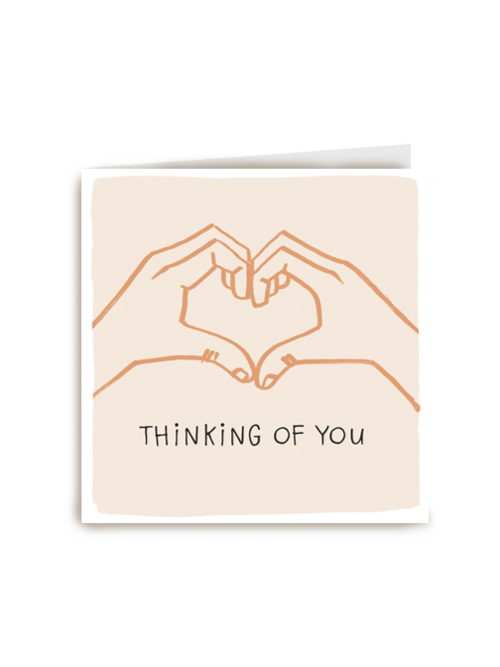 Zomaar kaart thinking of you