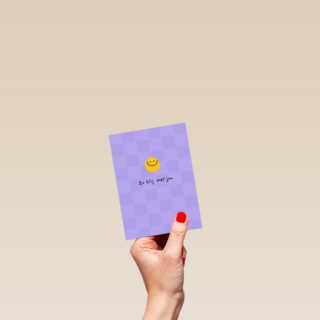 Zo blij met jou smiley collega