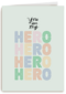 Complimentkaart you are my hero