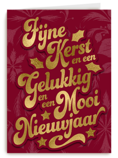 Kerst En Een Gelukkig En Mooi Nieuwjaar