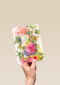 vijfenzeventig jaar met bloemen