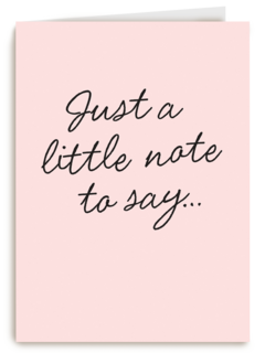 Zomaar kaart just a little note to say powervrouw