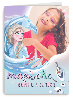 Frozen compliment fotokaart Elsa