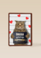valentijn kaart kat grappig jij bent mijn hartendief