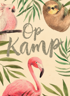 Op kamp kaart jungle dieren Op kamp kaart jungle dieren