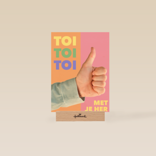 herkansing kaart toi toi toi