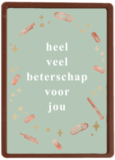 Heel veel beterschap voor jou groen