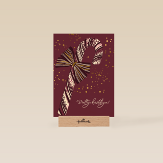 Kerstkaart candy cane