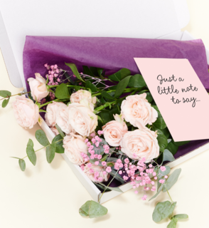Brievenbus Bloemen Trosroosjes Ombre Rosa