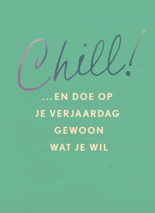 Verjaardagskaart grappig doe wat je wil