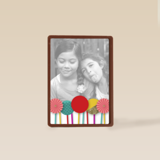 versiering fotokaart meisje