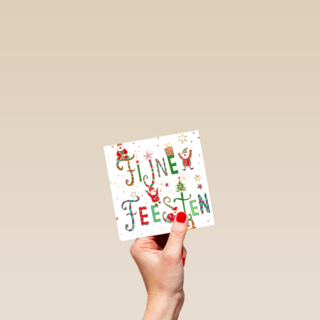 Klassieke kerstkaart