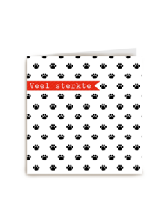 patroon dierenpootje veel sterkte