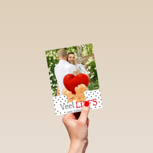 valentijn forever friends fotokaart veel liefs