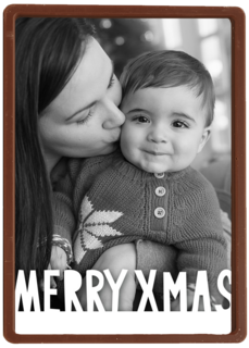 fotokaart met merry xmas als tekst