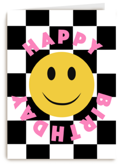verjaardag kaart hip happy birthday smile