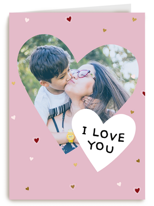 zomaar fotokaart hart i love you
