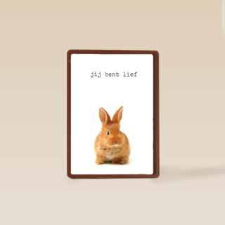 Liefde kaart Furry cuddles jij bent lief