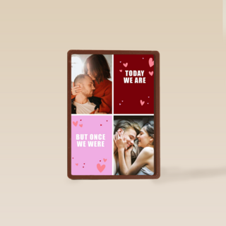 Valentijnskaart foto once we were