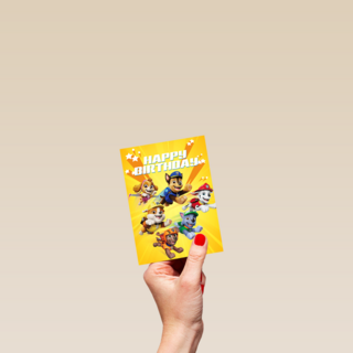 Paw Patrol Happy Birthday geel