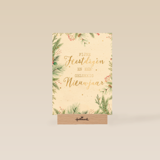 Kerstkaart klassiek Kersttakken