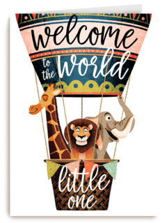 geboorte kaart welcome to the world