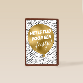 het is tijd voor een feestje
