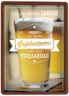 gefeliciteerd verjaardag jarige van harte