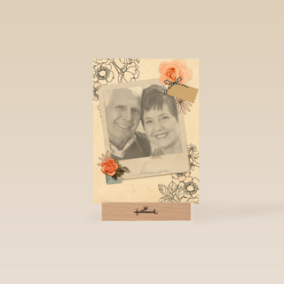 x jaar getrouwd met fotolijst