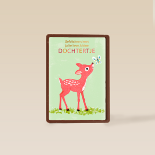 geboorte dochter hertje vlinder gefeliciteerd