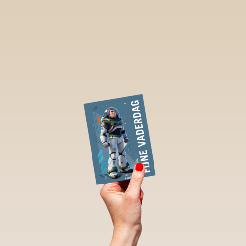 vaderdag kaart buzz lightyear