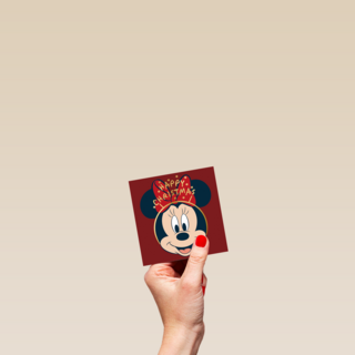 Happy christmas minnie