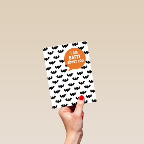 vers van de pers halloween i am batty about you