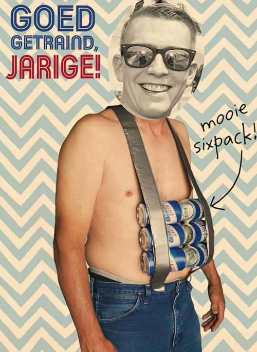 een mooie sixpack getraind