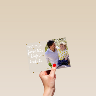 valentijnskaart foto favoriete liefste leukste