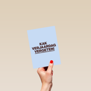&C Kak verjaardag vergeten