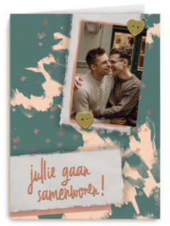 samenwonen fotokaart jullie gaan samenwonen
