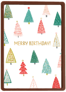 Kerstkaart Speciale momenten Kerst verjaardag Merry birthday