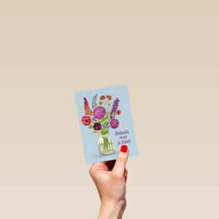 Bedankt voor je inzet boeket