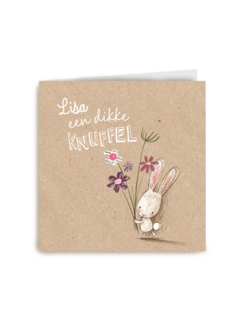 Een konijnenknuffel voor jou