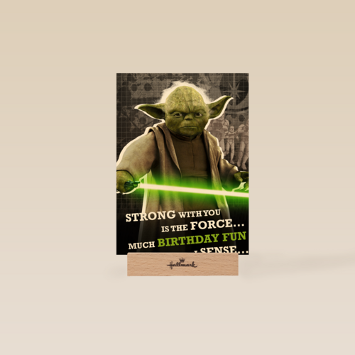 Star Wars Yoda much birthday fun