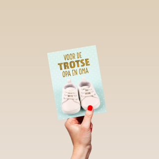 schoentjes voor een trotse opa en oma