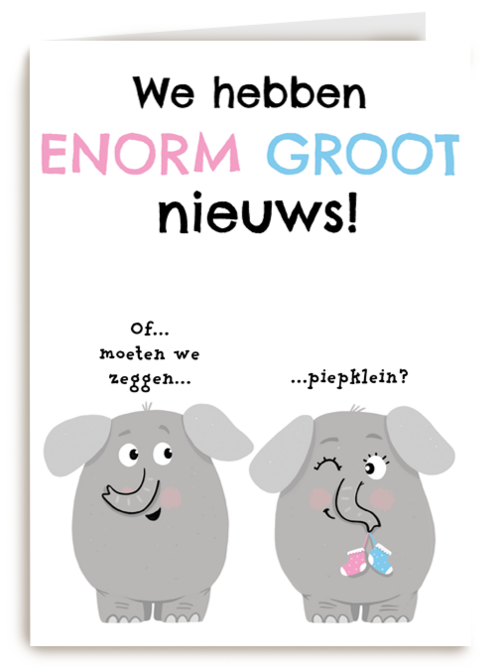 zwangerschap we hebben enorm groot nieuws