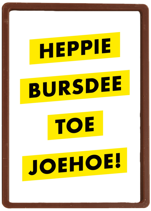 Verjaardagskaart man vrouw grappig heppie bursdee to joehoe